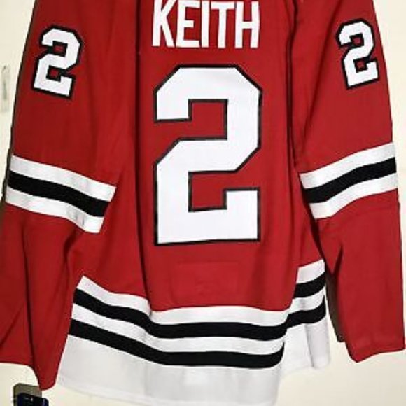 Adidas CHICAGO BLACKHAWKS DUNCAN KEITH On Ice Men's JERSEY Size 46,52,54,56 NEW - Picture 3 of 6